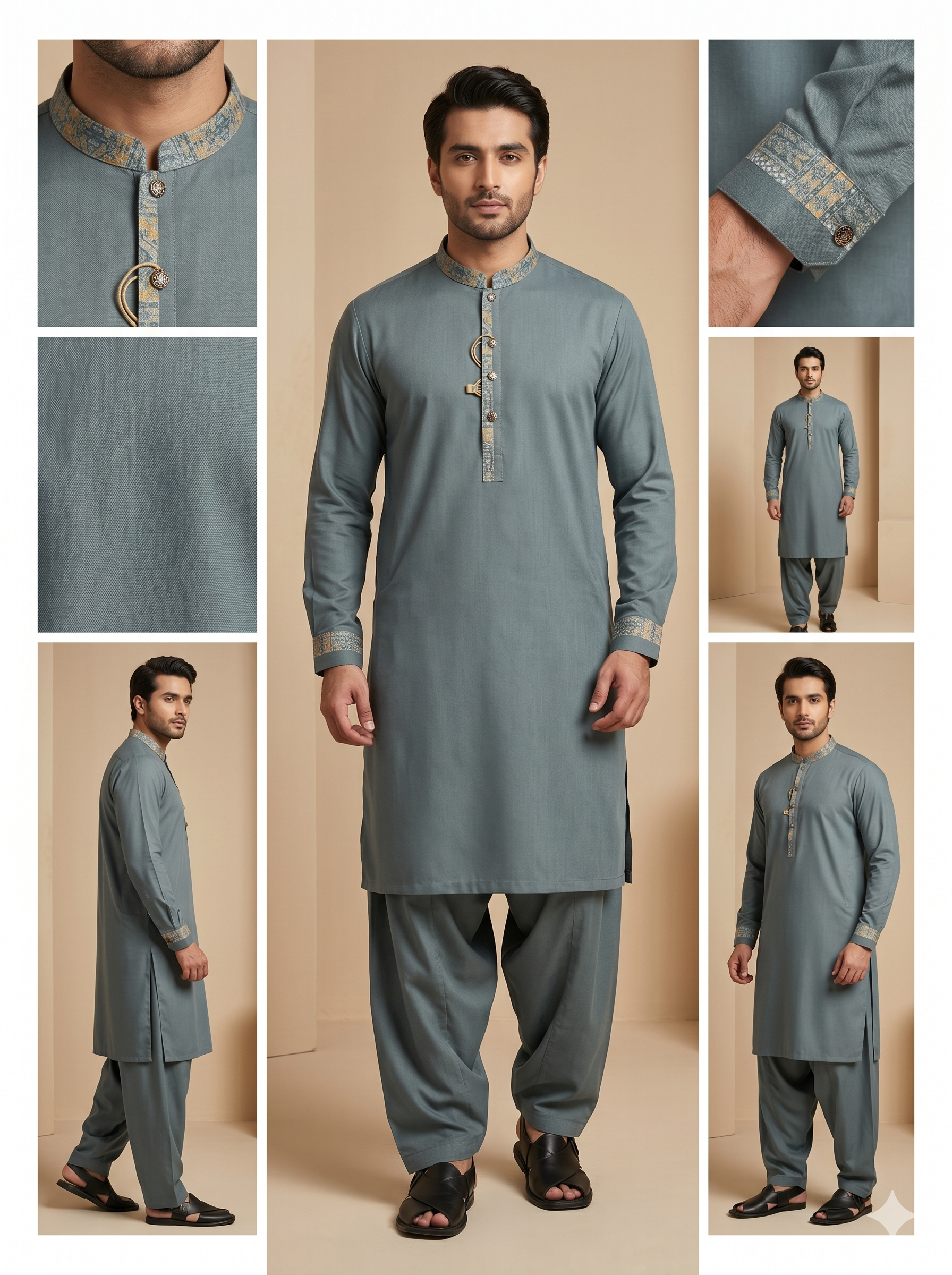 Afghani Design Pathani
