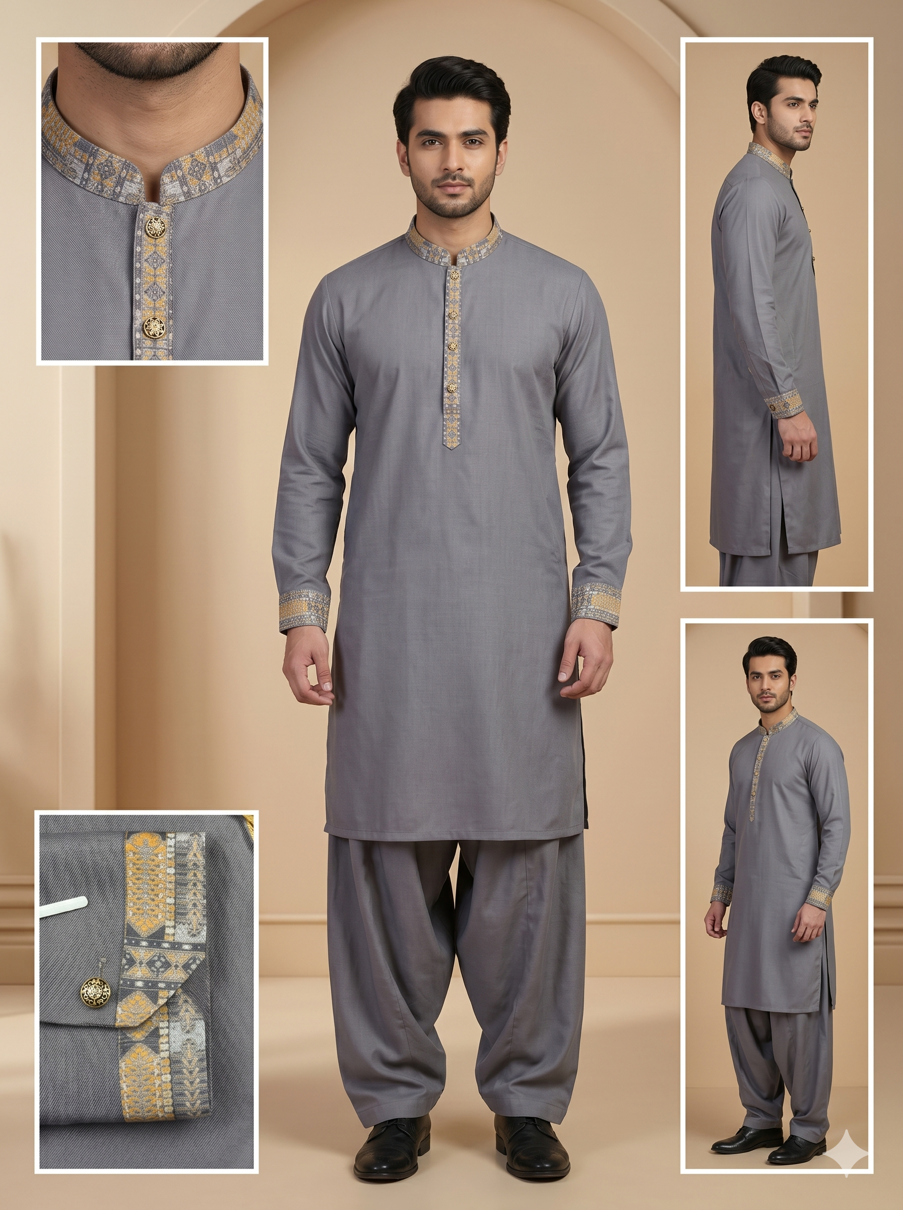 Afghani Design Pathani
