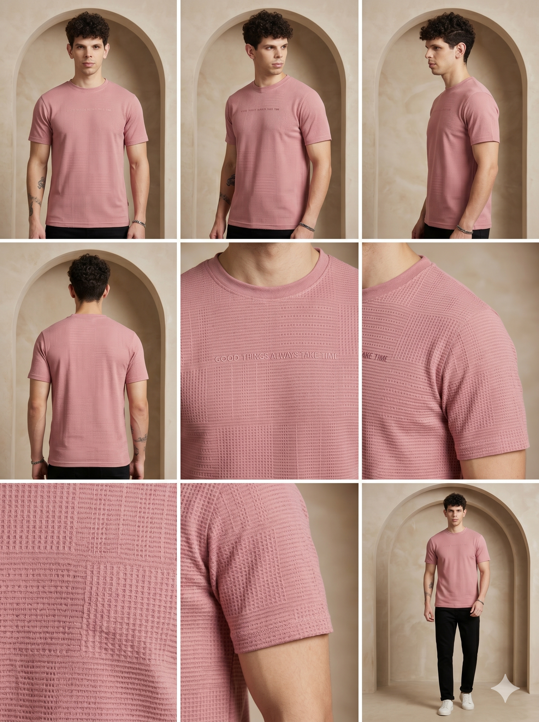Textured Graphic Tee