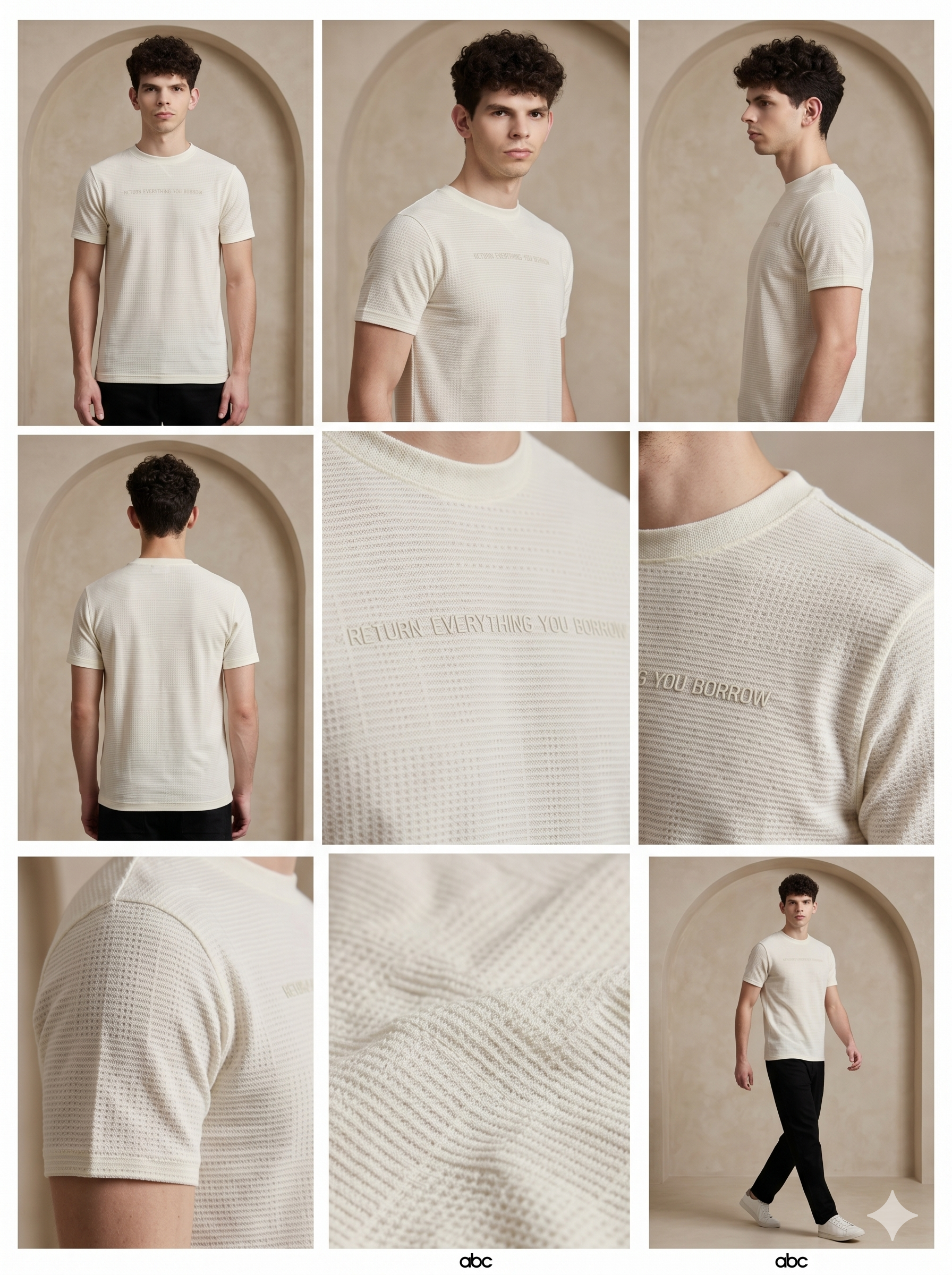 Textured Graphic Tee