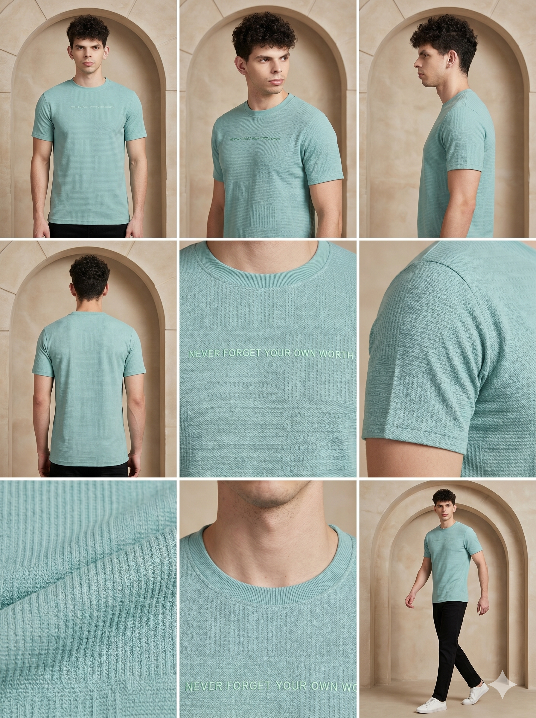 Textured Graphic Tee