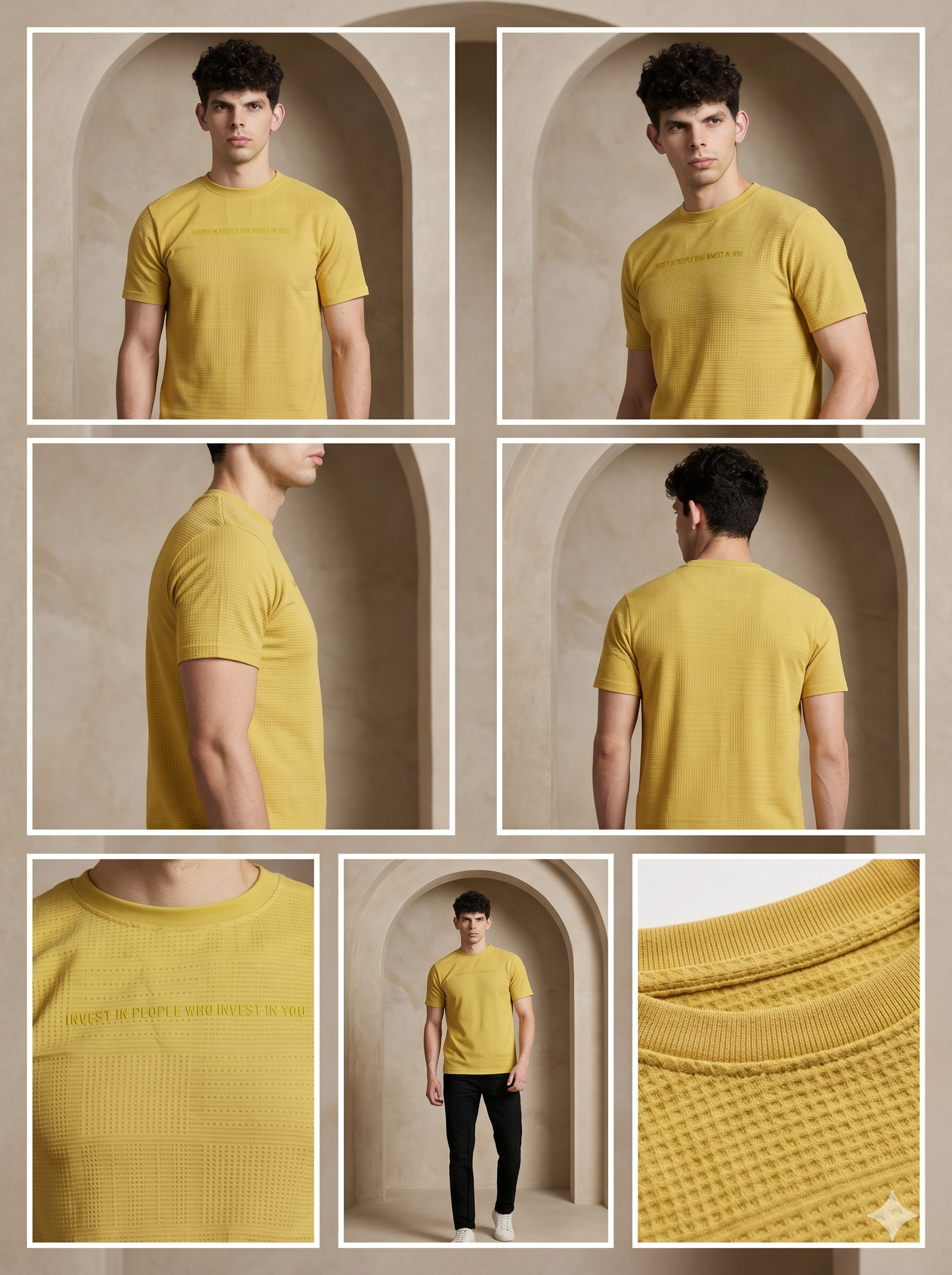 Textured Graphic Tee