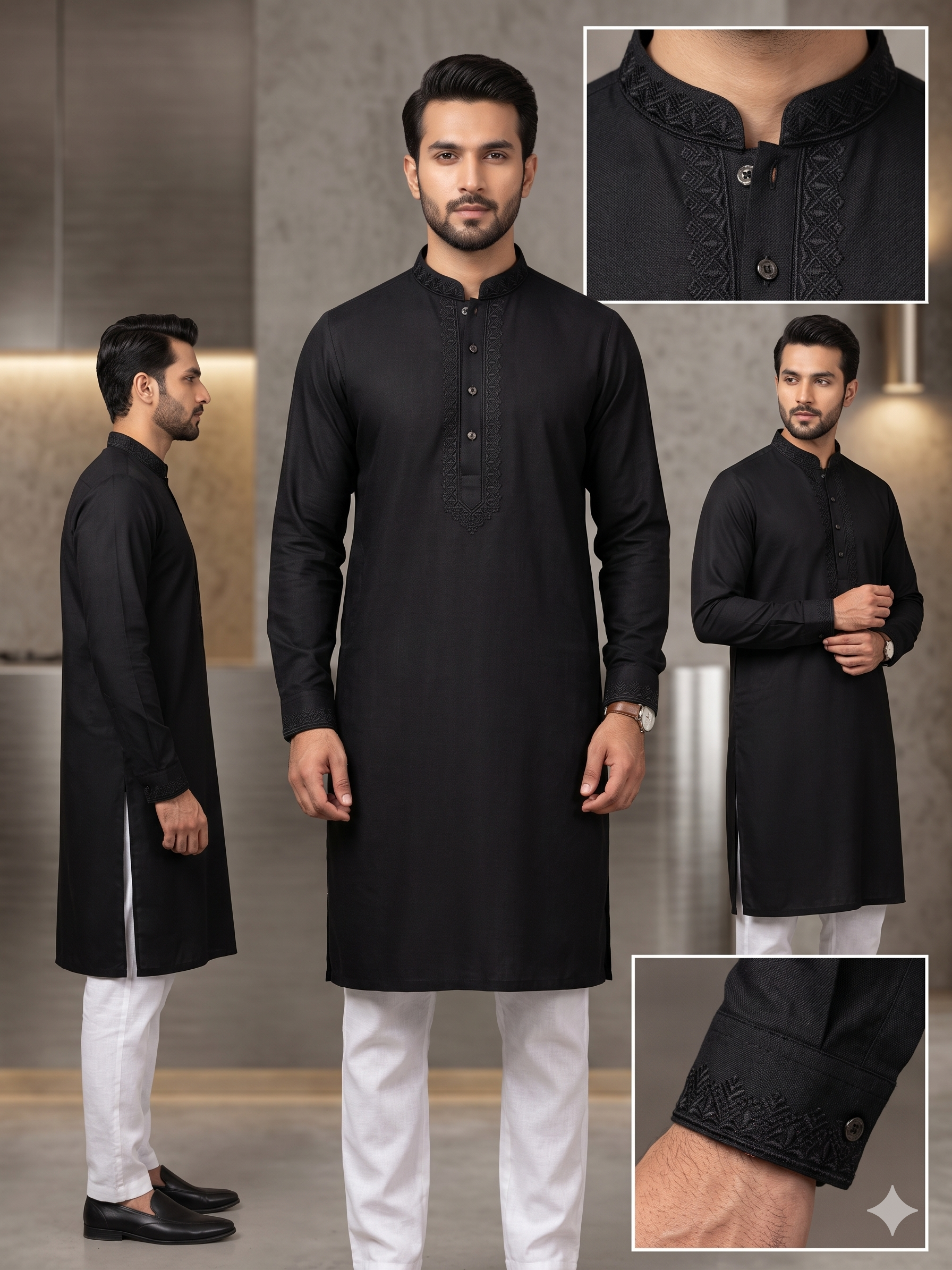 Embroidery Design Kurtas