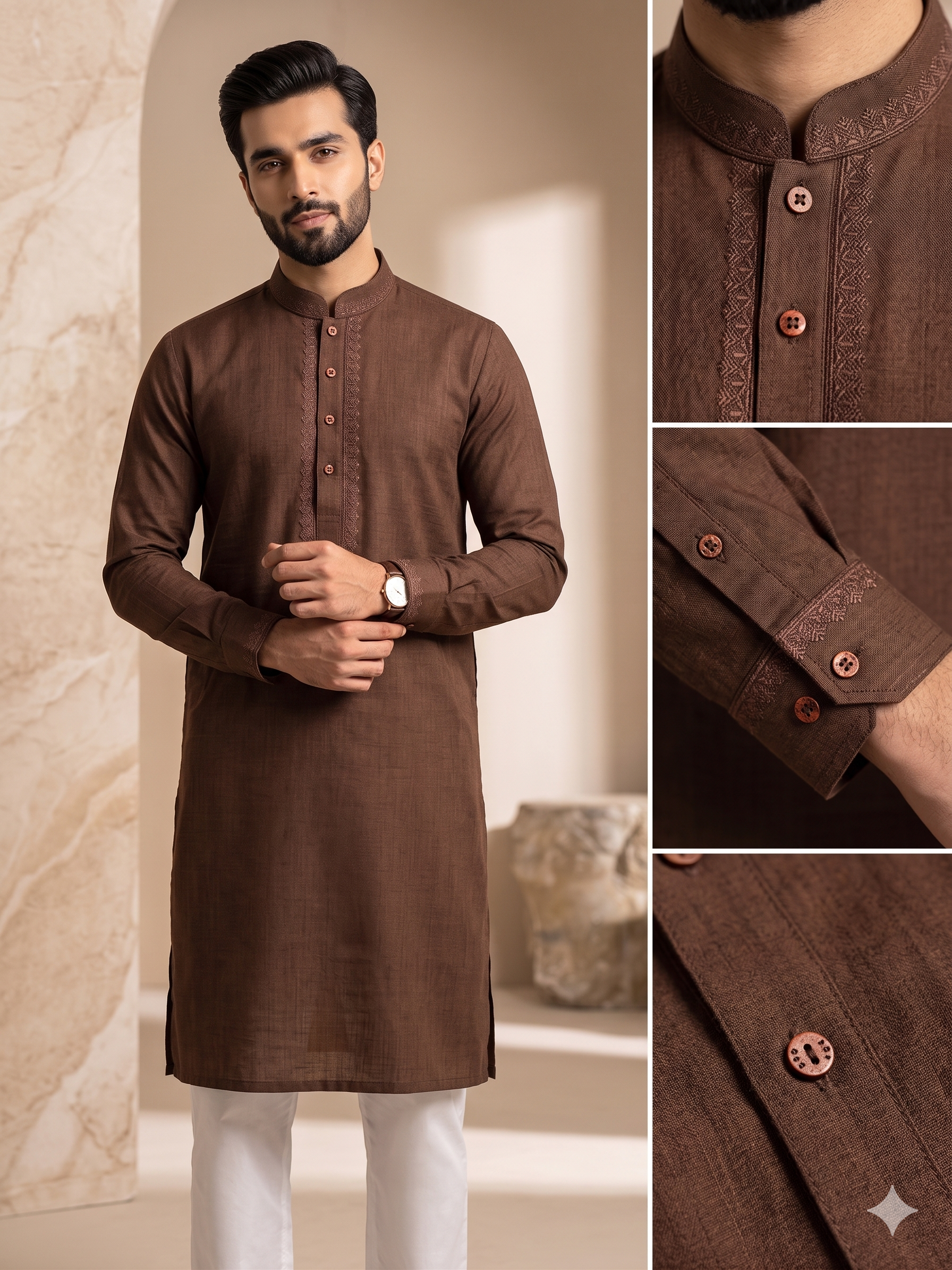 Embroidery Design Kurtas