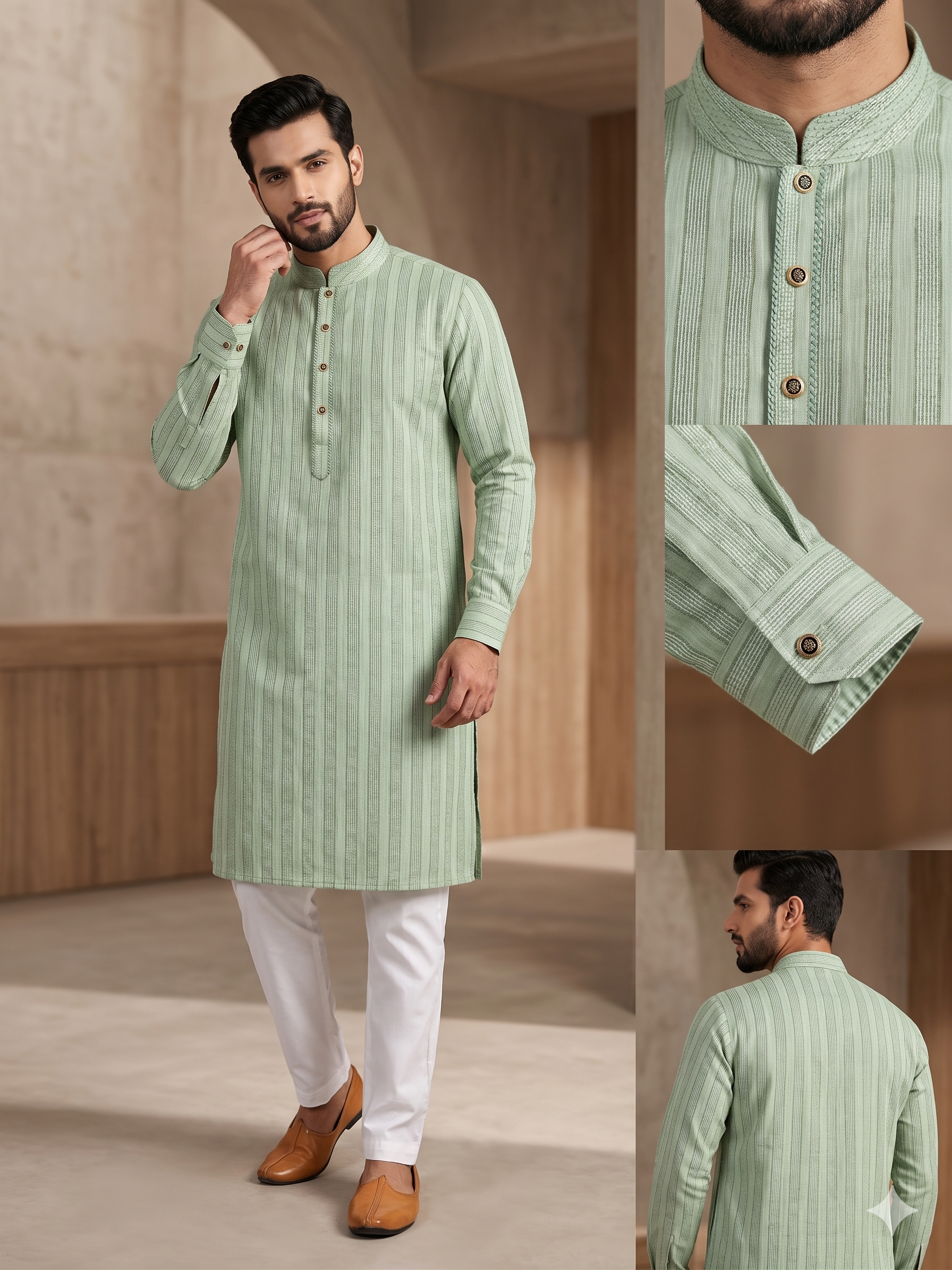 Strip Designer Kurtas