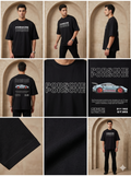 Midnight Racer Oversized Graphic T-Shirt