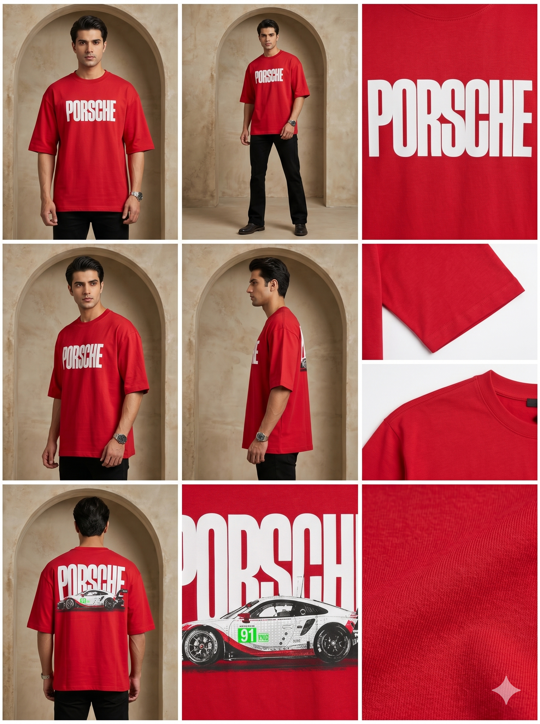 Porsche Redline Edition – Oversized Graphic T-Shirt