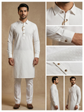 White Doby Pathani D3